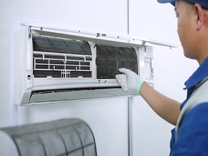 điều hòa không mát chỉ có gió