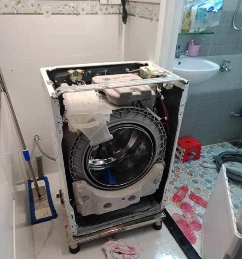 máy giặt hỏng bảng điều khiển