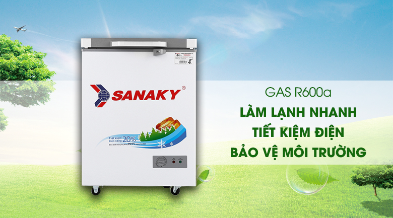 Tủ đông Sanaky 100 lít VH-1599HYK - Gas R600a Tủ đông Sanaky 100 lít VH-1599HYK - Gas R600a